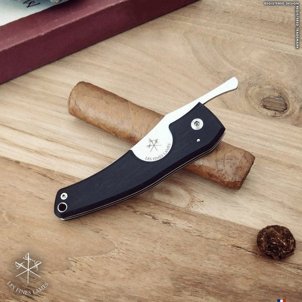 Les Fines Lames Le Petit CURLY Maple Wood Cigar Cutter