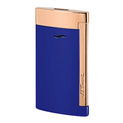 Jet Flame Slim 7 Blue & Rose Gold Lighter