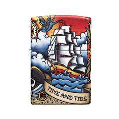 Zippo Accendini a Benzina Accendino Zippo Nautical Tattoo