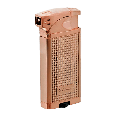 Dual Flame Vector Duke 03 Rose Gold Satin Lighter