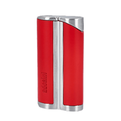 Accendino Jet Flame con Punzone Rosso e Argento
