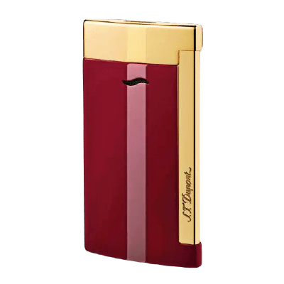 S.T.Dupont Accendini Jet Flame Accendino Jet Flame Slim 7 Red e Golden