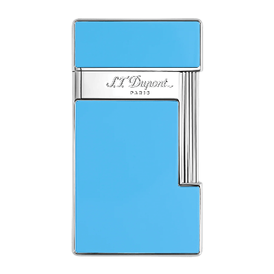 Accendino Jet Flame Slimmy Turquoise e Silver