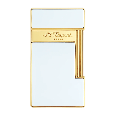 Accendino Jet Flame Slimmy White e Golden