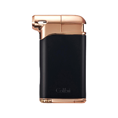 Colibrì Accendipipa a Benzina Accendino per Pipa Colibrì Pacific Black e Rose Gold