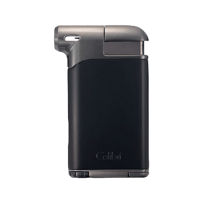 Pacific Black and Titanium Pipe Lighter