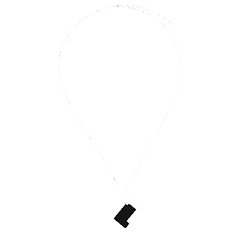 S.T.Dupont Accendipipa Piezoelettrico Accendino S.T. Dupont Lighter Necklace Laque Noire