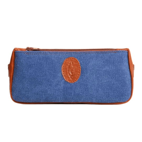 Borsetta Portapipa e Tabacco Savinelli in Jeans Azzurra