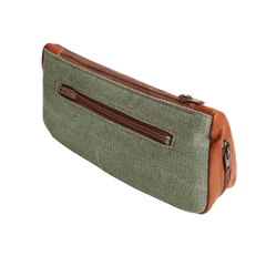 Savinelli Astucci Portapipe Borsetta Portapipa e Tabacco Jeans Oliva