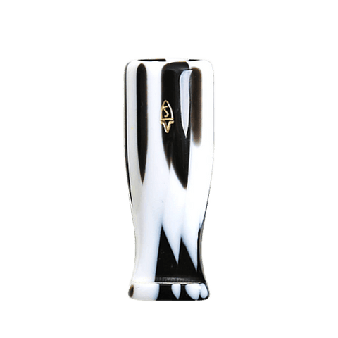 Savinelli Bocchini per Sigari Bocchino da Sigaro Savinelli in Metacrilato Bianco e Nero Striato