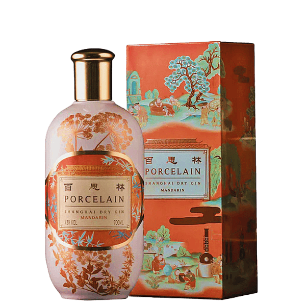 Porcelain Distillery Gin Shanghai Dry Gin "Mandarin" Porcelain Distillery