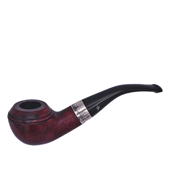 Kapp & Peterson Pipe Semicurve Pipa Peterson Sterling Silver Red