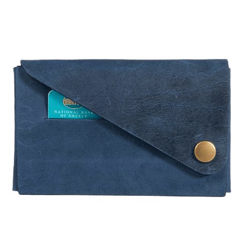 Mestango Portacarte Portafoglio Shadows Azzurro