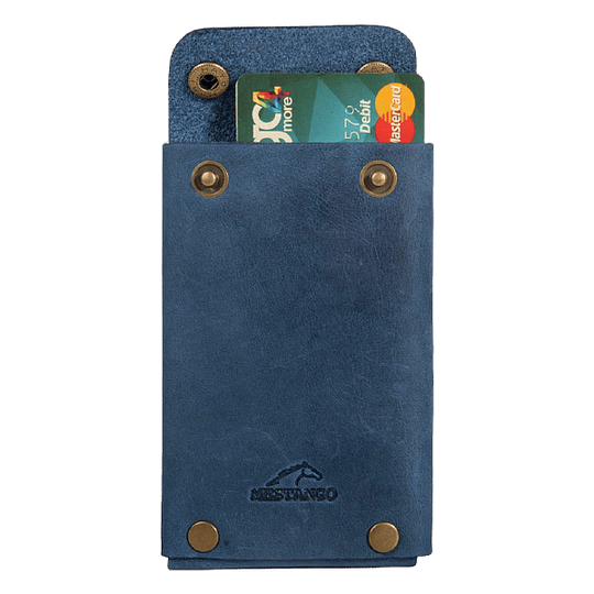 Portafoglio Shadows Azzurro