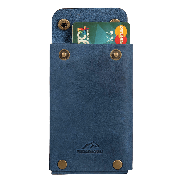 Mestango Portacarte Portafoglio Shadows Azzurro