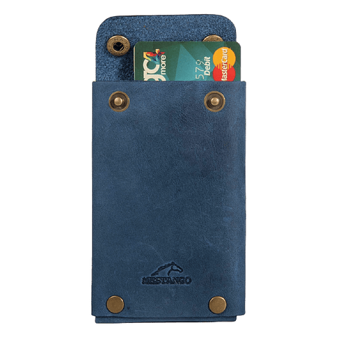 Mestango Portacarte Portafoglio Shadows Azzurro