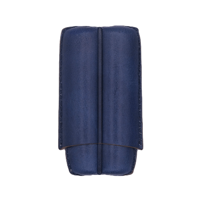 Portasigari Scanalato per 2 Sigari Blu