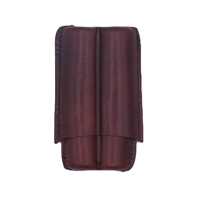 Portasigari Scanalato per 2 Sigari Marrone