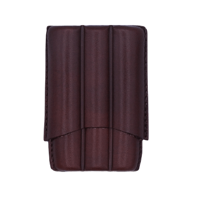 Portasigari Scanalato per 3 Sigari Marrone