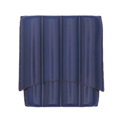 Portasigari Scanalato per 4 Sigari Blu