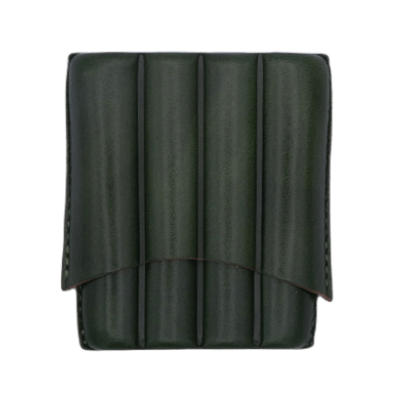 Portasigari Scanalato per 4 Sigari Verde Oliva