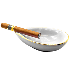 Adorini Posaceneri per Sigari Posacenere Foglia Bianca