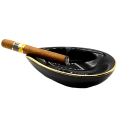 Adorini Posaceneri per Sigari Posacenere Foglia Nera