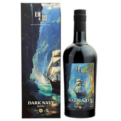 RomDeluxe Rum Caraibi Blended Selected Series Rum Dark Navy