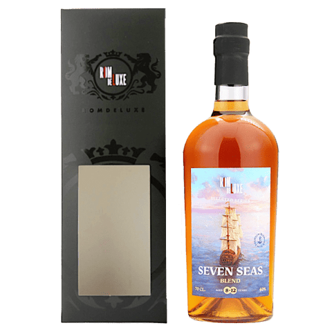 RomDeluxe Rum Caraibi Blended Selected Series Rum Seven Seas