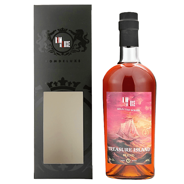 RomDeluxe Rum Caraibi Blended Selected Series Rum Treasure Island