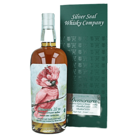 Silver Seal Rum Guyana Silver Seal Uitvglut 26 y.o.