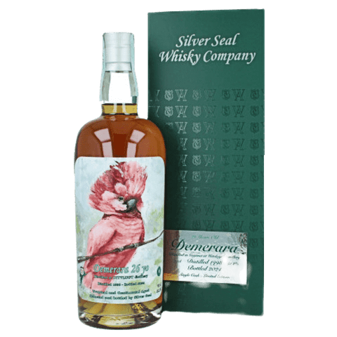 Silver Seal Rum Guyana Silver Seal Uitvglut 26 y.o.