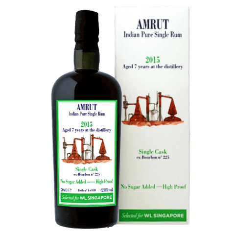 Habitation Velier Rum India Habitation Velier Amrut 2015 7 y.o. Single Cask #225 Selected for WL Singapore