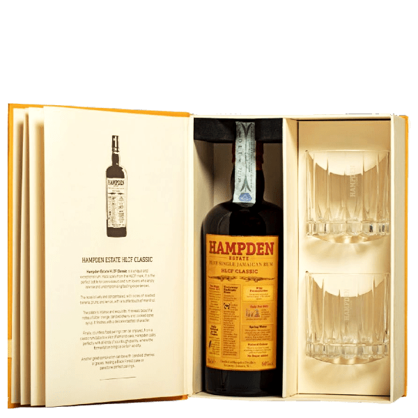 The Hampden Estate Rum Jamaica Confezione Libro Hampden Estate HLCF Classic Overproof