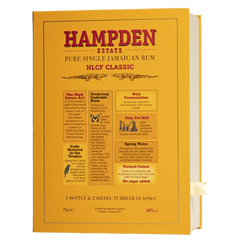 The Hampden Estate Rum Jamaica Confezione Libro Hampden Estate HLCF Classic Overproof