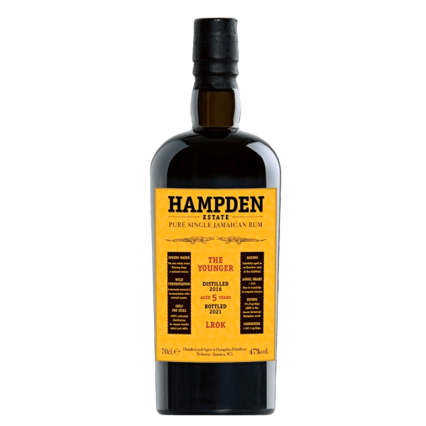 The Hampden Estate Rum Jamaica Hampden Lrok 2016 "The Younger" Velier Limited 2021