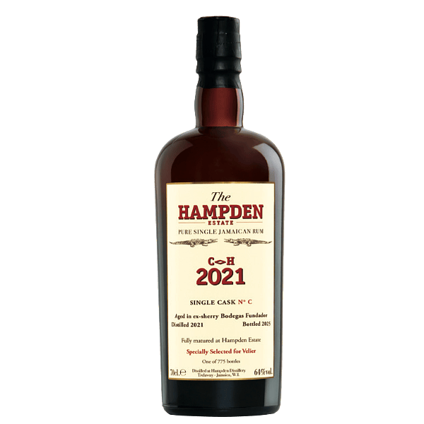 The Hampden Estate Rum Jamaica The Hampden 2021 C<>H Ex-Harvey Sherry Single Cask #C Velier