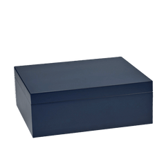 Adorini Scatole Humidor Humidor Adorini Medium Deluxe Blu Imperiale