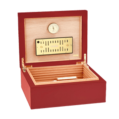 Adorini Scatole Humidor Humidor Adorini Medium Deluxe Bordeaux Imperiale