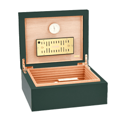 Adorini Scatole Humidor Humidor Adorini Medium Deluxe Verde Imperiale