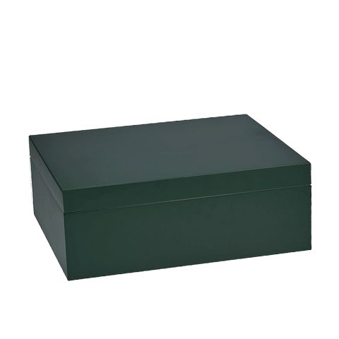 Adorini Scatole Humidor Humidor Adorini Medium Deluxe Verde Imperiale