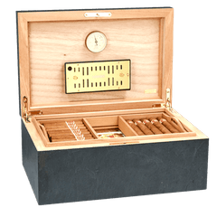 Adorini Scatole Humidor Humidor Ardesia Grande Deluxe