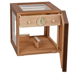 Adorini Scatole Humidor Humidor Cube Noce Deluxe