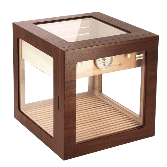 Humidor Cube Noce Deluxe
