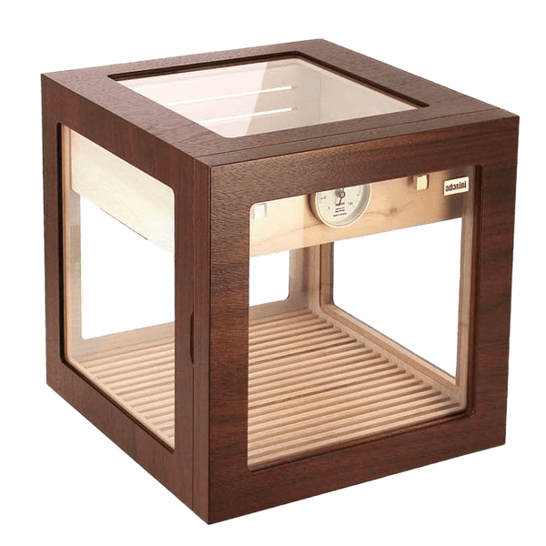 Adorini Scatole Humidor Humidor Cube Noce Deluxe