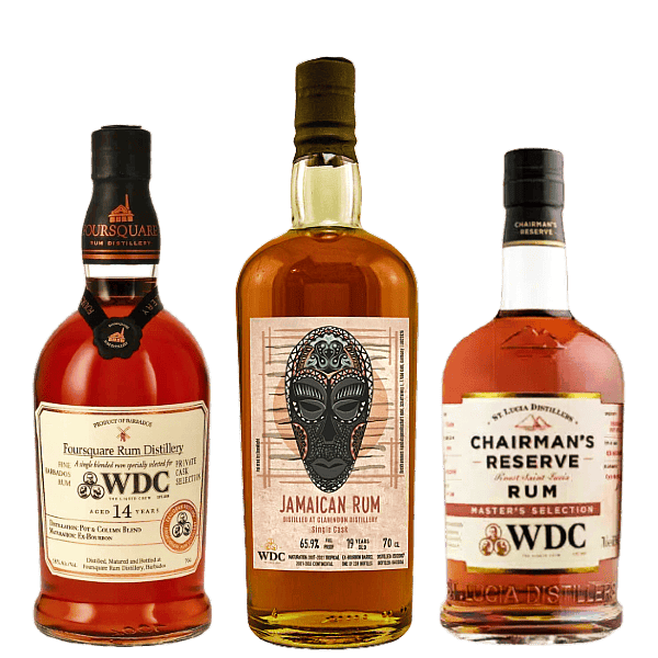 Wu Dram Clan Set & Box Rum WDC Box Barbados Jamaica S.T. Lucia