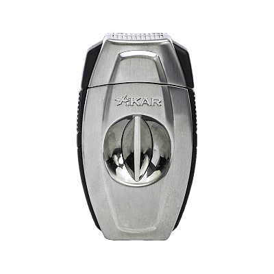 Xikar Flip Dual Cigar Cutter XI-160 Brushed Chrome
