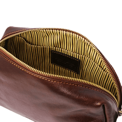 Tuscany Leather Accessori in Pelle Borsetto Portaoggetti in Pelle Marrone