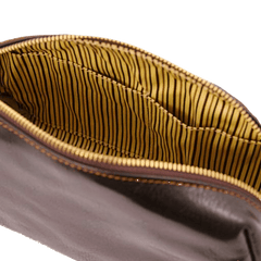 Tuscany Leather Accessori in Pelle Borsetto Portaoggetti in Pelle Testa di Moro