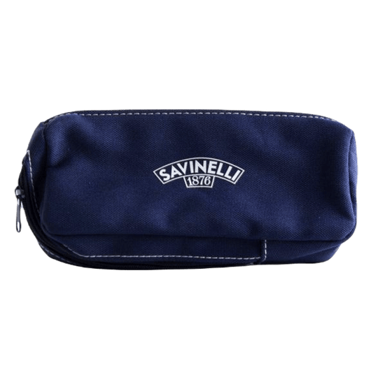 Astuccio Portapipa e Tabacco in Stoffa Blu